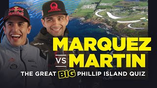 Marquez vs Martin  The Great BIG Phillip Island Quiz [upl. by Eilrac]