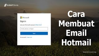 Cara Membuat Akun Hotmail  Cara Membuat Email Hotmail [upl. by Montagu210]