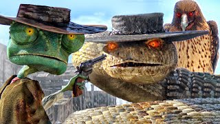 Rango vs Snake amp Eagle Who Rules the Wild West [upl. by Broder]