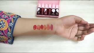 Heng Fang Lip Tints Review • Mini Lip Tints Review • Daraz Makeup [upl. by Tigram]