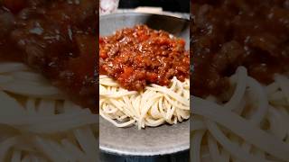 Pasta a la BOLOÑESA 👨🏻‍🍳🍝 Un clasicazo de la cocina italiana recetas youtubeshorts cocinafacil [upl. by Inessa]