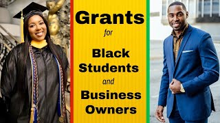 Uncover the 20 Hottest Grants for Black and Minority Students and Business Owners [upl. by Helbonnah]