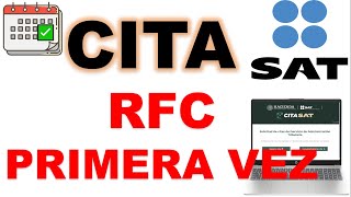 Sacar una cita en el sat 2024 para el tramite de rfc por primera vez en internet [upl. by Vinay]