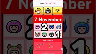 7 November tomarket daily combodaily combo 6 November Tomarketaaj ka tomarket daily card [upl. by Heindrick]