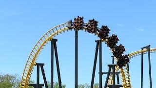 Batwing  Vekoma Flying Dutchman  Six Flags America 042019 [upl. by Botnick825]