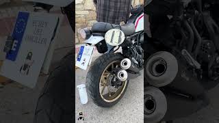 Yamaha XSR700 con Leo Vince Duals  dbkiller premium [upl. by Eecyal807]