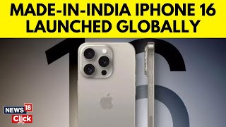 MadeinIndia iPhone 16 Series Launched By Apple At Apple Event  English News  N18G [upl. by Nosidam]