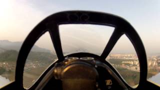 FMS 1700mm P51 Mustang cockpit view [upl. by Raychel]