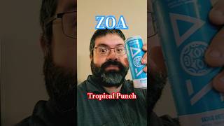 15s Drink Review ZOA Tropical Punch dwaynejohnson energydrink energy therock [upl. by Wonacott]