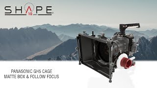 SHAPE  GH5 Cage with Mattebox and Follow Focus  GH5KIT [upl. by Eimerej]