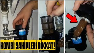 KOMBİ KULLANANLARIN DİKKATİNE KOMBİNİZİN TEMİZLİĞİ İÇİN TASARLANDI Magnetix Kombi Filtresi [upl. by Valora]