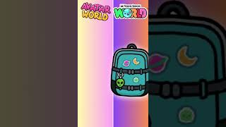 🎒 Backpacks Toca Boca 🆚 Avatar World 🎒 Which One is Better [upl. by Buckden]