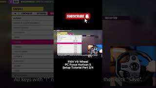 Part 24 PXN V9 Steering Wheel amp PC Forza Horizon 5 Setup Tutorial shorts [upl. by Nellek225]