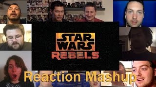 Star Wars Rebels Season 3 Official Trailer REACTION MASHUP [upl. by Horne]