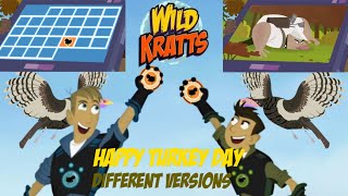 Different Versions of Happy Turkey Day  Wild Kratts HD [upl. by Nylecsoj]