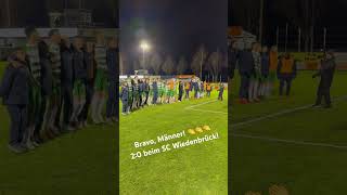 Derbysieger Der FC Gütersloh feiert ein 20 beim SC Wiedenbrück [upl. by Newbold]