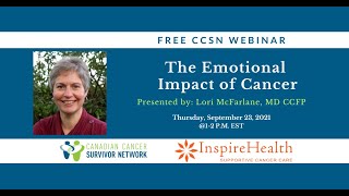 Emotional Impact of Cancer with Dr Lori McFarlane [upl. by Akilat]