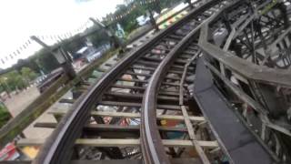 Playlands Wooden Roller Coaster  Front Row POV [upl. by Stephi596]