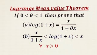 Lagrange Mean value Theorem  Second Form [upl. by Hadden]