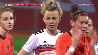 Merel van Dongen vs Germany 24022021 [upl. by Khano]