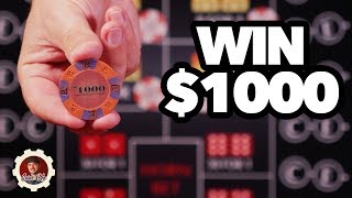 How to win 1000  craps betting strategy [upl. by Sherborne]