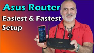 Setup Asus Router with your Smartphone using Asus App easiest and fastest way [upl. by Akimahs140]