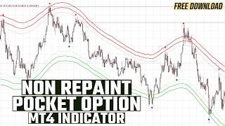 Best Pocket Option Trading Indicator  Most Profitable Non Repaint MT4 Indicator 📊 [upl. by Anyrak]