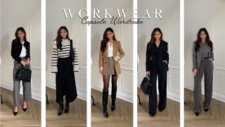 Musthave workwear essentials for autumn 2023  Capsule Wardrobe with links [upl. by Yorgo96]