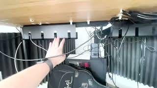 REFLYING Under Desk Cable Management Tray Review [upl. by Ogu]