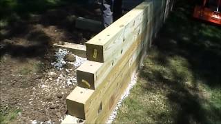 HOW TO Build a Timber Wall [upl. by Anek368]