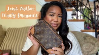 Louis Vuitton Marly Dragonne PM Clutch [upl. by Moorish]