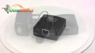 110V240V Networking USB 20 Print Server from Dinodirectcom [upl. by Aitselec]