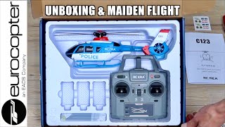 Eurocopter EC135  Unboxing amp Maiden Flight  RC ERA C123 [upl. by Allianora]