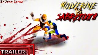 WOLVERINE VS SABRETOOTH Stop MotionTeaser Trailer By Juan Lopez [upl. by Aeuhsoj546]