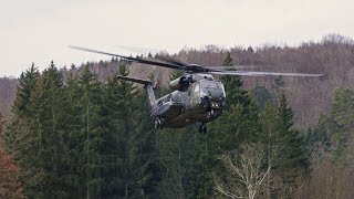 CH53GE 8444 takeoff during exercise [upl. by Azelea800]