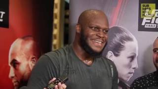 Derrick Lewis Brock Lesnars Not a fighter hes scared to get hit [upl. by Junno918]