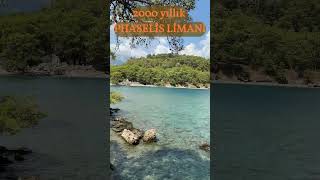 2000 YILLIK PHASELİS LİANI antikkent tarih arkeoloji travel phaselis deniz antalya tatil [upl. by Mannuela669]