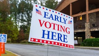 Early voters turn out in recordbreaking numbers in North Carolina [upl. by Frum804]