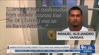 Barrio Azteca gang linked to El Paso jail murder according to court documents [upl. by Anikahs]