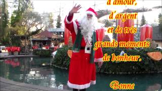 Citation message de Bonne Heureuse Année 2024 du Père Noël à offrir [upl. by Neerod]