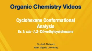 457  Cyclohexane Conformational Analysis  Example 3 [upl. by Claudy]