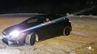 Ford focus rs mk3 snow drift [upl. by Retepnhoj]