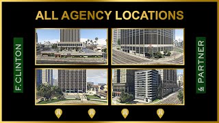 GTA 5 ONLINE  ALL AGENCY LOCATIONS IN GTA ONLINE THE CONTACT [upl. by Korwin666]