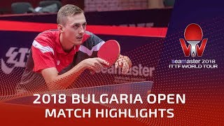 Ma Long vs Liam Pitchford  2018 Bulgaria Open Highlights R32 [upl. by Oesile]