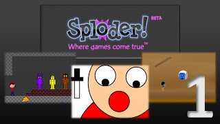 Sploder Games Part 1 Exploring the Site [upl. by Namsu]