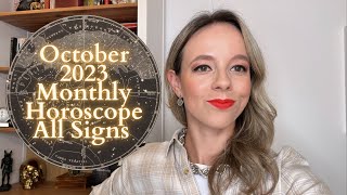 OCTOBER 2023 MONTHLY HOROSCOPE All Signs Eclipse Season is Back [upl. by Lleynad]