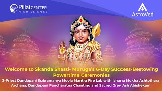 Skanda Shasti 2024 3Priest Dandapani Subramanya Moola Mantra Fire Lab [upl. by Namzaj]