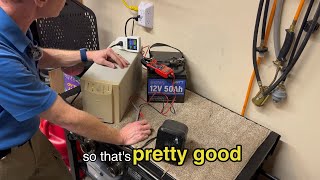 Powering a UPS with Two WattCycle 12V 50Ah Batteries Discharge Test [upl. by Pelletier]