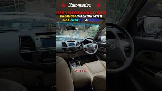 quotOld Toyota Fortuner Gets a Stunning Interior Makeover  Premium Seats amp LikeNew Fit amp Finishquotcar [upl. by Nibroc]