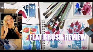 BEST Flat Watercolor Brush Review [upl. by Carina]